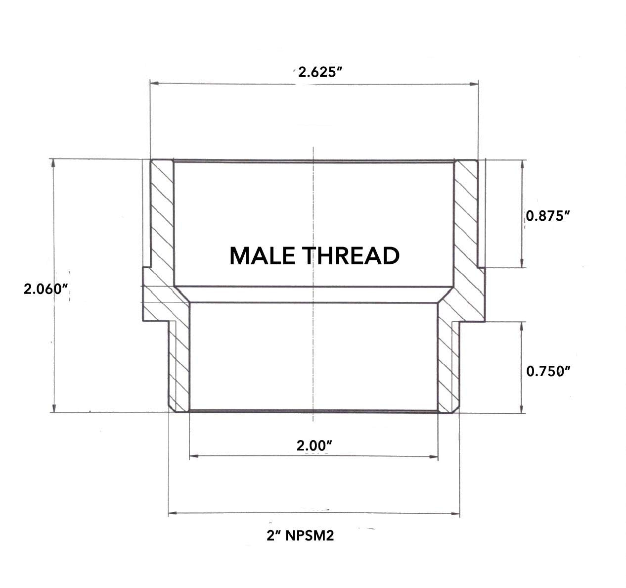 Weldable aluminum oil/fuel/water tank filler neck